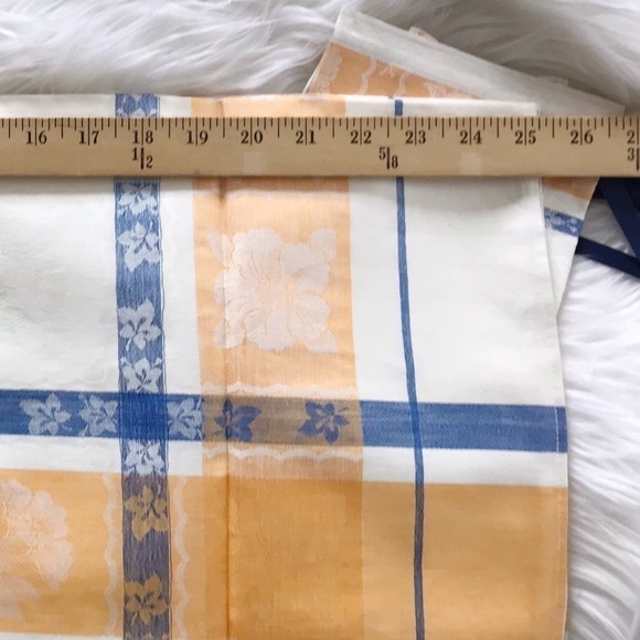 Never used Vintage dead stock table cloth/napkin set from 60's - Picture 4 of 7